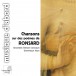 Songs on Poems by Ronsard - CD