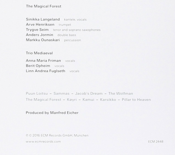 Sinikka Langeland: The Magical Forest - CD Foto #2