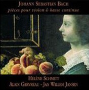 Helene Schmitt: Johann Sebastian Bach- pieces pour violon & basse continue - CD