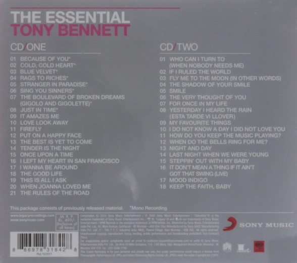 Tony Bennett: The Essential - CD Foto #2