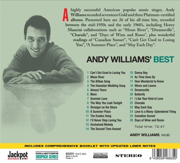Andy Williams: Andy's Best - CD Foto #2