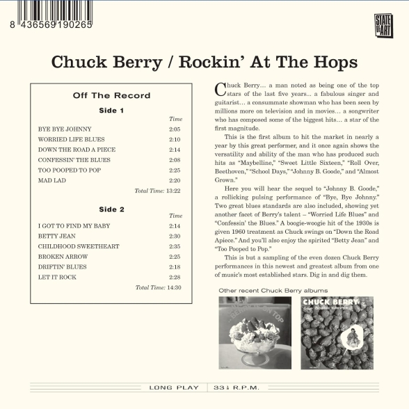Chuck Berry: Rockin' At The Hops - CD Foto #2