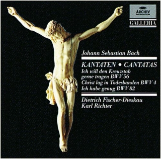 Dietrich Fischer-Dieskau, Karl Richter, Münchener Bach-Chor: Bach, J.S.: Kantaten Bwv 56, 4, 82 - CD