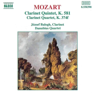 Wolfgang Amadeus Mozart, Danubius String Quartet, József Balogh: Mozart: Clarinet Quintets - CD