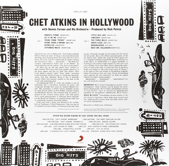 Chet Atkins: In Hollywood - Plak Foto #2