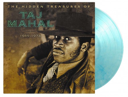 Taj Mahal: The Hidden Treasures Of Taj Mahal 1969-1973 (Limited Numbered Edition - Crystal Clear & Blue Marbled Vinyl) - Plak