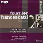 Pierre Fournier, Sir Colin Davis, Sir Malcolm Sargent, BBC Symphony Orchestra: Dvorak, Brahms: Cello Concerto - CD
