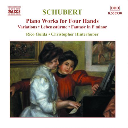 Rico Gulda, Christopher Hinterhuber: Schubert: Piano Works for Four Hands, Vol. 4 - CD