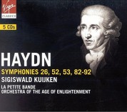 La Petite Bande, Orchestra of The Age of Enlightenment, Sigiswald Kuijken: Haydn: Symph. 26, 52, 53, 8 - CD