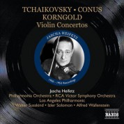 Jascha Heifetz: Tchaikovsky, Conus, Korngold: Violin Concertos - CD