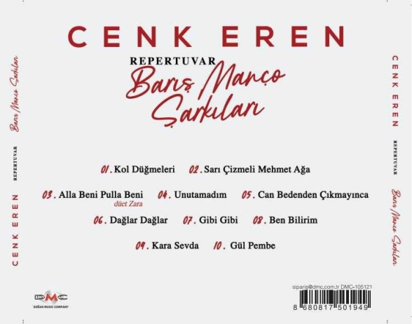 Cenk Eren: Barış Manço Şarkıları - CD Foto #2