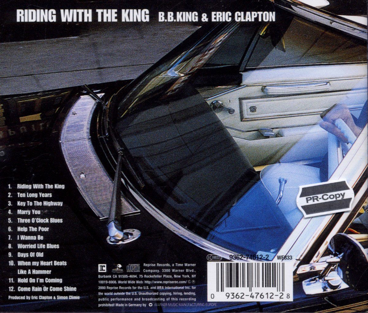 Riding with the King BB King and Eric Clapton album