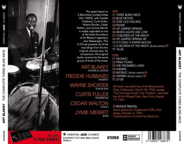 Art Blakey & The Jazz Messengers: The Complete Three Blind Mice - CD Foto #2