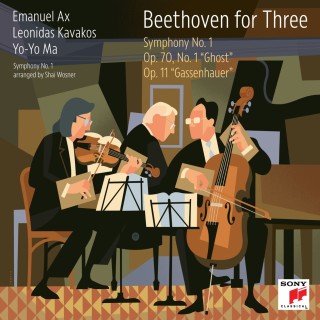 Emanuel Ax, Yo-Yo Ma, Leonidas Kavakos: Beethoven for Three: Symphony No. 1 / Op. 70, No. 1 “Ghost” / Op. 11 “Gassenhauer” - CD