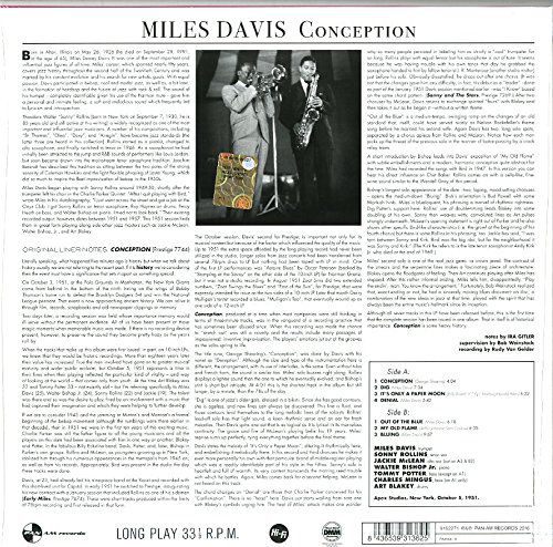 Miles Davis: Conception - Plak Foto #2