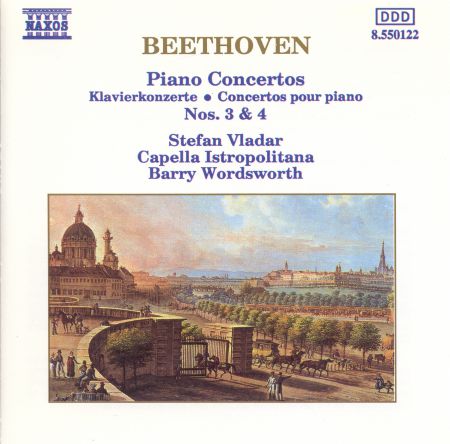 Capella Istropolitana, Stefan Vladar, Barry Wordsworth: Beethoven: Piano Concertos Nos. 3 and 4 - CD