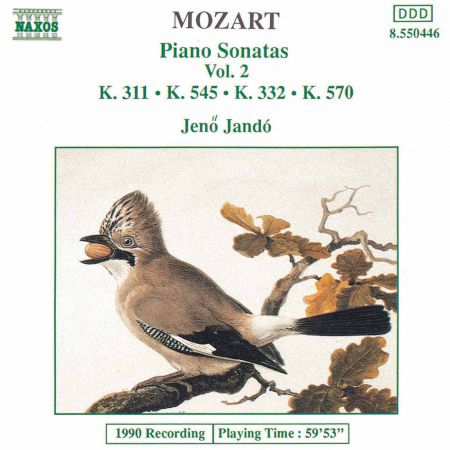 Jenö Jandó: Mozart: Piano Sonatas, Vol. 2 (Piano Sonatas Nos. 9, 12, 16 and 17) - CD