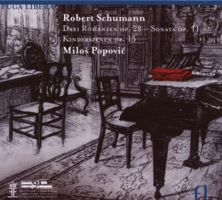 Milos Popovic: Robert Schumann: Drei Romanzen Op. 28 - Sonata Op. 11 - Kinderszenen Op. 15 - CD