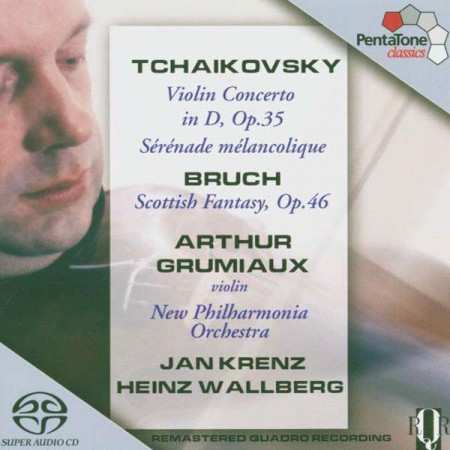 Arthur Grumiaux, New Philharmonia Orchestra, Jan Krenz, Heinz Wallberg: Tchaikovsky, Bruch: Violin Concerto, Sérénade mélancolique, Scottish Fantasy - SACD