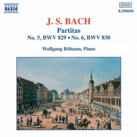 Wolfgang Rubsam: Bach: Partitas Nos. 5-6, Bwv 829-830 - CD