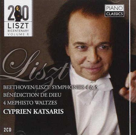 Cyprien Katsaris: Beethoven/Liszt: Symphonies 4 & 5, Benediction de Dieu, Mephisto Waltzes - CD