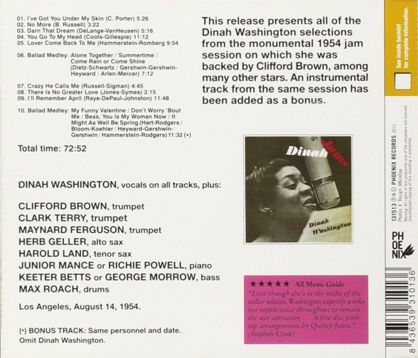 Dinah Washington: Complete Recordings - CD Foto #2