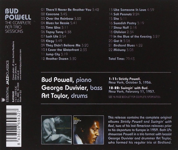 Bud Powell: The Complete RCA Sessions - CD Foto #2