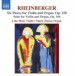 Rheinberger: Six Pieces, Op. 150  / Suite for Violin and Organ, Op. 166 - CD