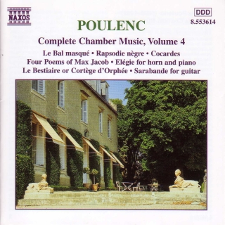 Poulenc: Bal Masque (Le) / Rapsodie Negre / Elegie - CD