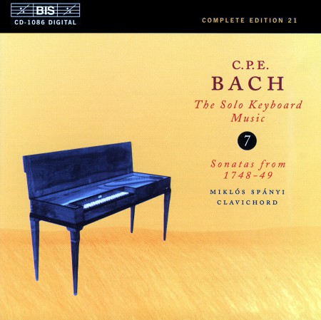 Miklós Spányi: C.P.E. Bach: Solo Keyboard Music, Vol. 7 - CD