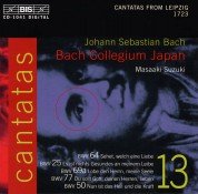 Bach Collegium Japan, Masaaki Suzuki: J.S. Bach: Cantatas, Vol. 13 (BWV 64, 25, 69a, 77, 50) - CD