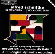 Nobuko Imai, Malmö SymfoniOrkester, Lev Markiz: Schnittke - In Memoriam and Viola Concerto - CD