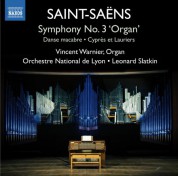 Orchestre National de Lyon, Leonard Slatkin, Vincent Warnier: Saint-Saëns: Works for Organ & Orchestra - CD