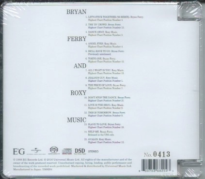 Bryan Ferry, Roxy Music: The Ultimate Collection - SACD Foto #2