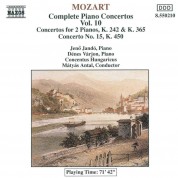 Jenö Jandó, Denes Varjon, Matyas Antal, Concentus Hungaricus: Mozart: Complete Piano Concertos, Vol. 10, No. 15, No. 7 , No. 10 - CD