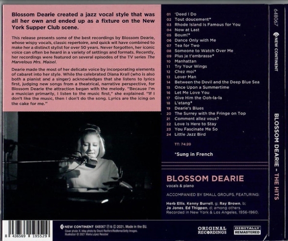 Blossom Dearie: The Hits - 24 Golden Tracks!!!! - CD Foto #2