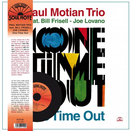 Paul Motian Trio: One Time Out - Plak