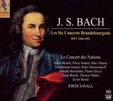 Le Concert des Nations, Jordi Savall: J. S. Bach: Les Six Concerts Brandebourgeois - SACD