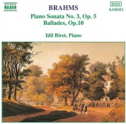 İdil Biret: Brahms: Piano Sonata No.3, Ballades - CD
