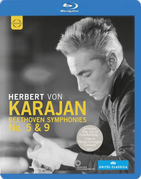 Agnes Baltsa, René Kollo, Anna Tomowa-Sintow, Jose Van Dam, Berlin Opera Chorus, Berliner Philharmoniker, Herbert von Karajan: Beethoven: Symphonies Nos. 5 and 9 - BluRay