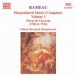 Rameau: Harpsichord Music, Vol.  1 - CD
