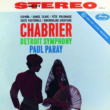 Paul Paray, Detroit Symphony Orchestra: Emmanuel Chabrier: The Music of Chabrier - Plak