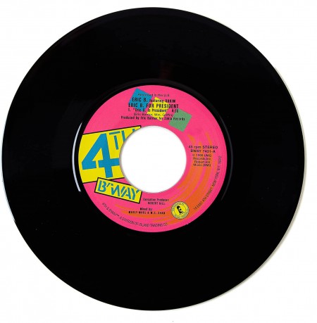 Eric B. & Rakim: Eric B For President - Single Plak