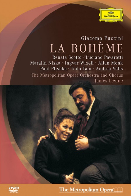 Allan Monk, Andrea Velis, Ingvar Wixell, Italo Tajo, James Levine, Luciano Pavarotti, Maralin Niska, Paul Plishka, Renata Scotto, The Metropolitan Opera Orchestra and Chorus: Puccini: La Bohème - DVD