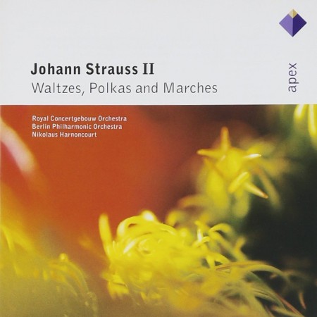 Concertgebouw Orchestra Amsterdam, Berliner Philharmoniker, Nikolaus Harnoncourt: Johann Strauss II: Waltzes, Polkas And Marches - CD