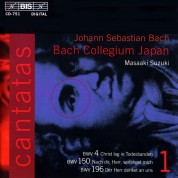 Bach Collegium Japan, Masaaki Suzuki: J.S. Bach: Cantatas, Vol. 1 (BWV 4, 150, 196) - CD