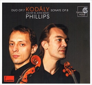 Xavier Phillips, Jean-Marc Phillips-Varjabédian: Kodaly: Duo Op 7,  Cello Sonata Op 8 - CD
