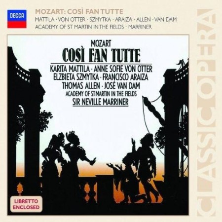 Academy of St. Martin in the Fields, Sir Thomas Allen, Francisco Araiza, José van Dam, Sir Neville Marriner, Karita Mattila, Anne Sofie von Otter, Elzbieta Szmytka: Mozart: Cosi Fan Tutte - CD