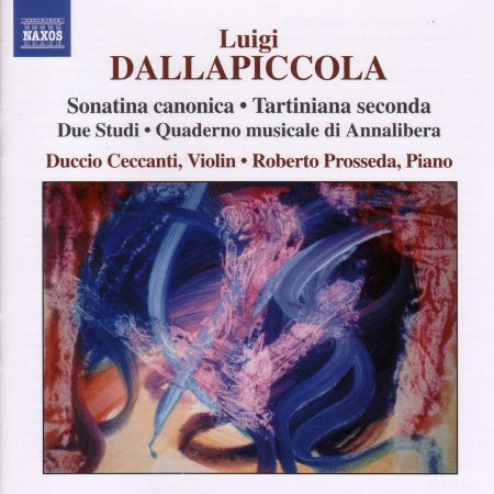 Duccio Ceccanti, Roberto Prosseda: Dallapiccola: Sonatina Canonica - Tartiniana Seconda - CD