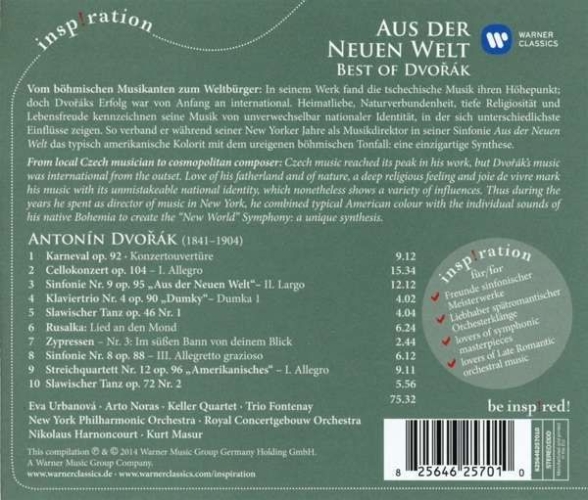 Dvorak: Aus Der Neuen Welt - Best of Dvorak - CD Foto #2